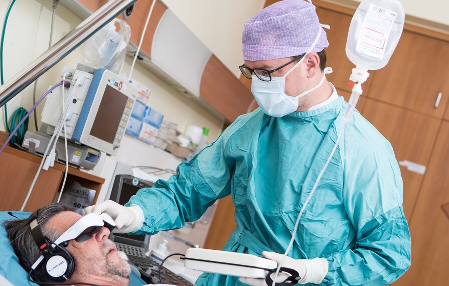 Videobrille bei tagesklinischen Eingriffen